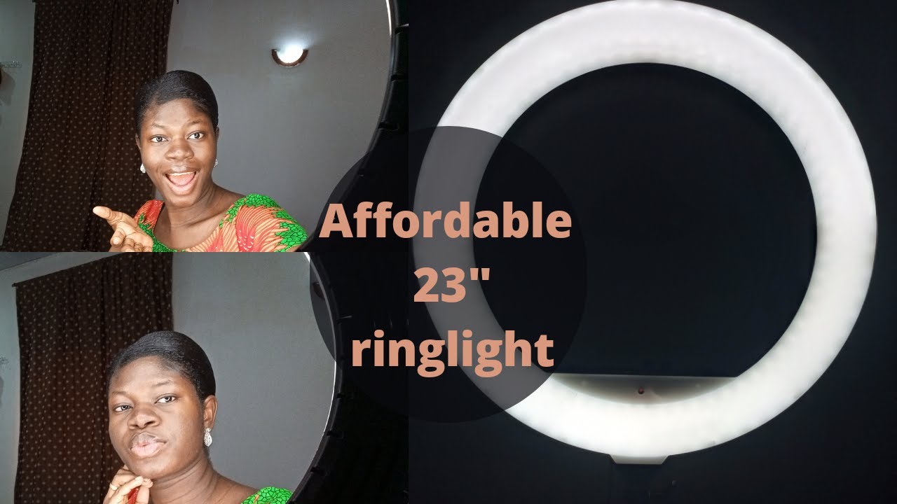 23 inches Ring light Unboxing, Setup and Review: Most affordable in Nigeria 2021!!!