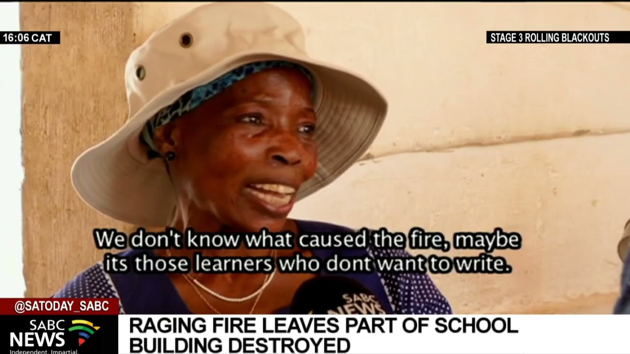 Raging fire leaves part of school building destroyed