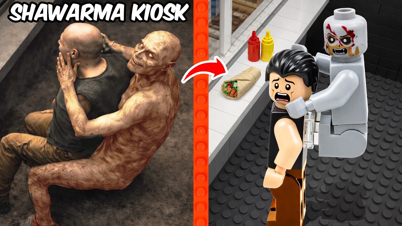 LEGO Roblox: The Crazy Night at the SHAWARMA KIOSK Anomalies! | AM Bricks Galaxy