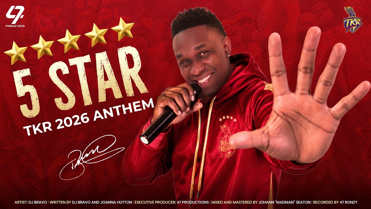 DJ Bravo - Five Star Official Music Video | TKR 2026 Anthem