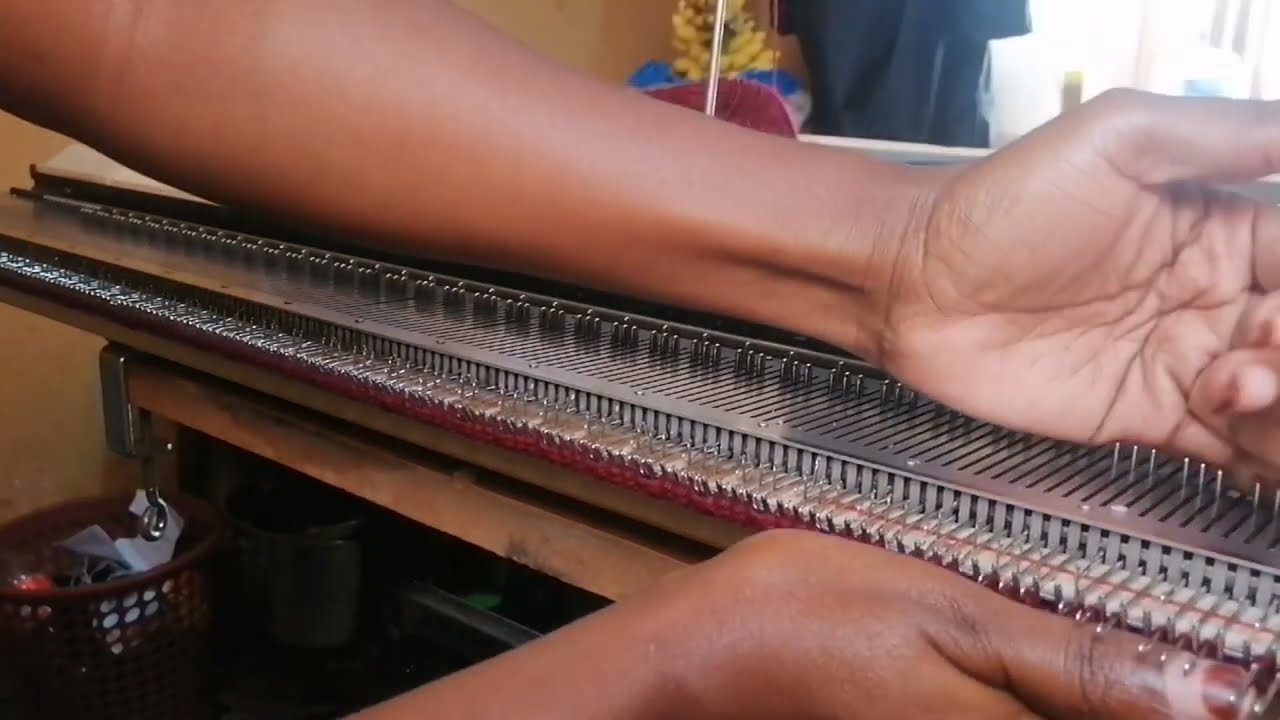 HOW TO CAST ON WITHOUT A COMB. | MACHINE KNITTING