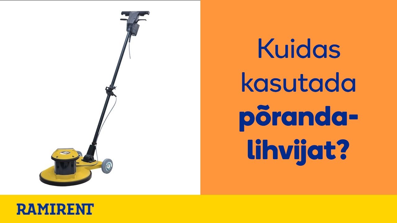 Elektrilise põrandalihvija kasutamine