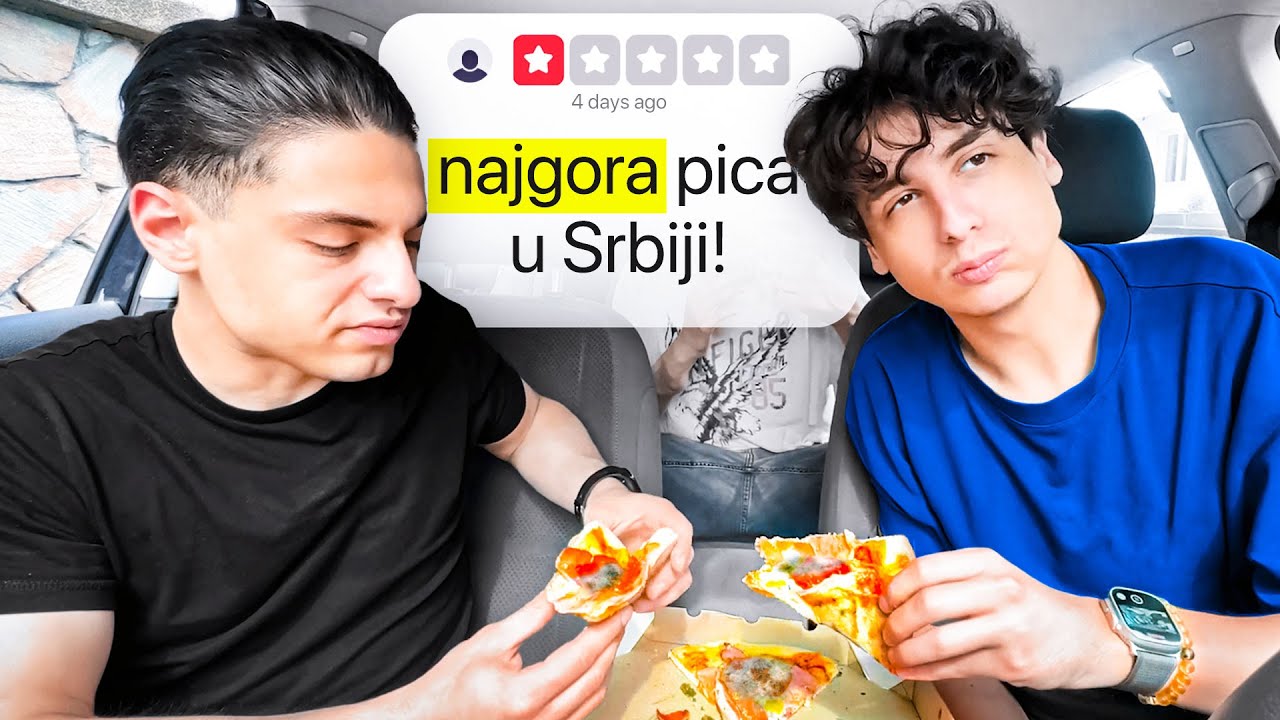 Jedemo Najgore i Najbolje Ocenjenu Picu sa @brankojovanoviclive