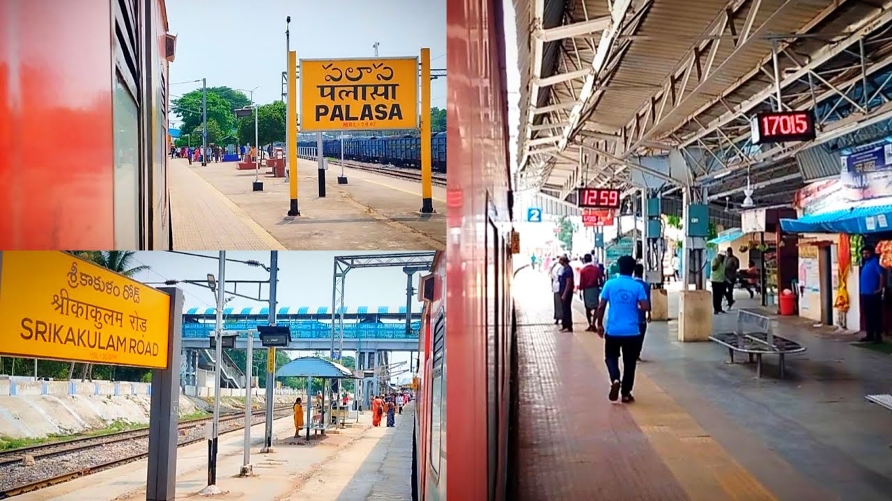 Palasa And Srikakulam Road Arrival And Departure Visakha Express. |ITZ VLOGGER PINTU|