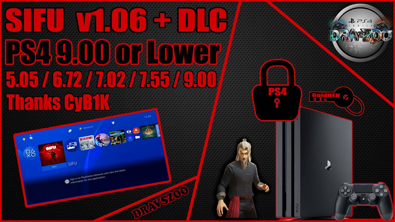 SIFU v1.06 + DLC Backport! by CyB1K PS4 9.00 or Lower | Works perfectly TEST | PS4 FW 5.05/6.72/7.55