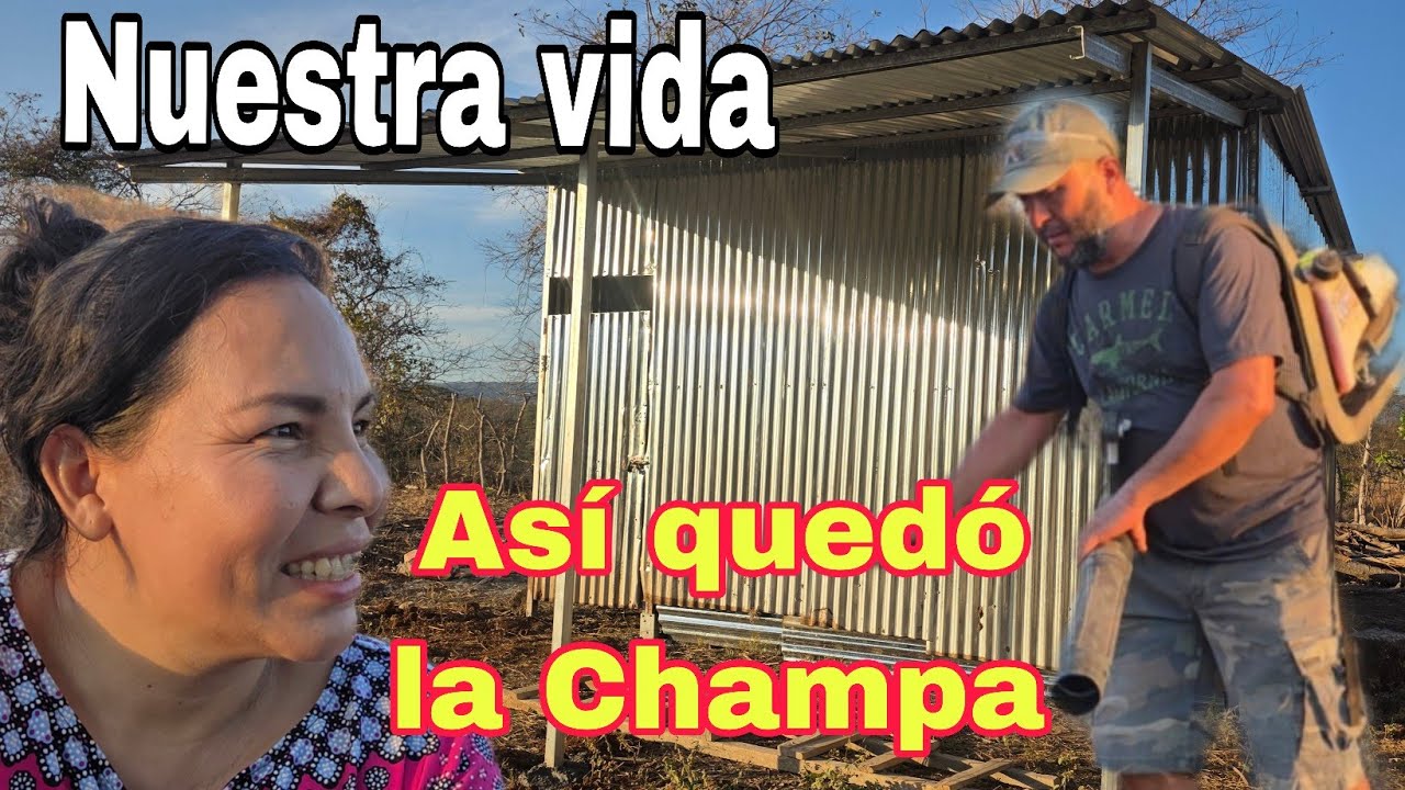 Ya paramos la CHAMPA😊Juan trabaja DEMASIADO🤷‍♀️