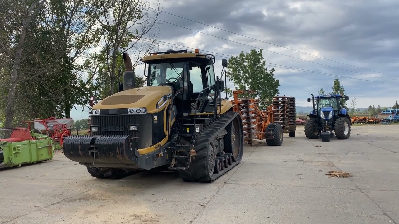 Challenger MT 865 C + Simba Solo 450 & JohnDeere 8370R + Simba Solo 300 | Döbrököz 2022