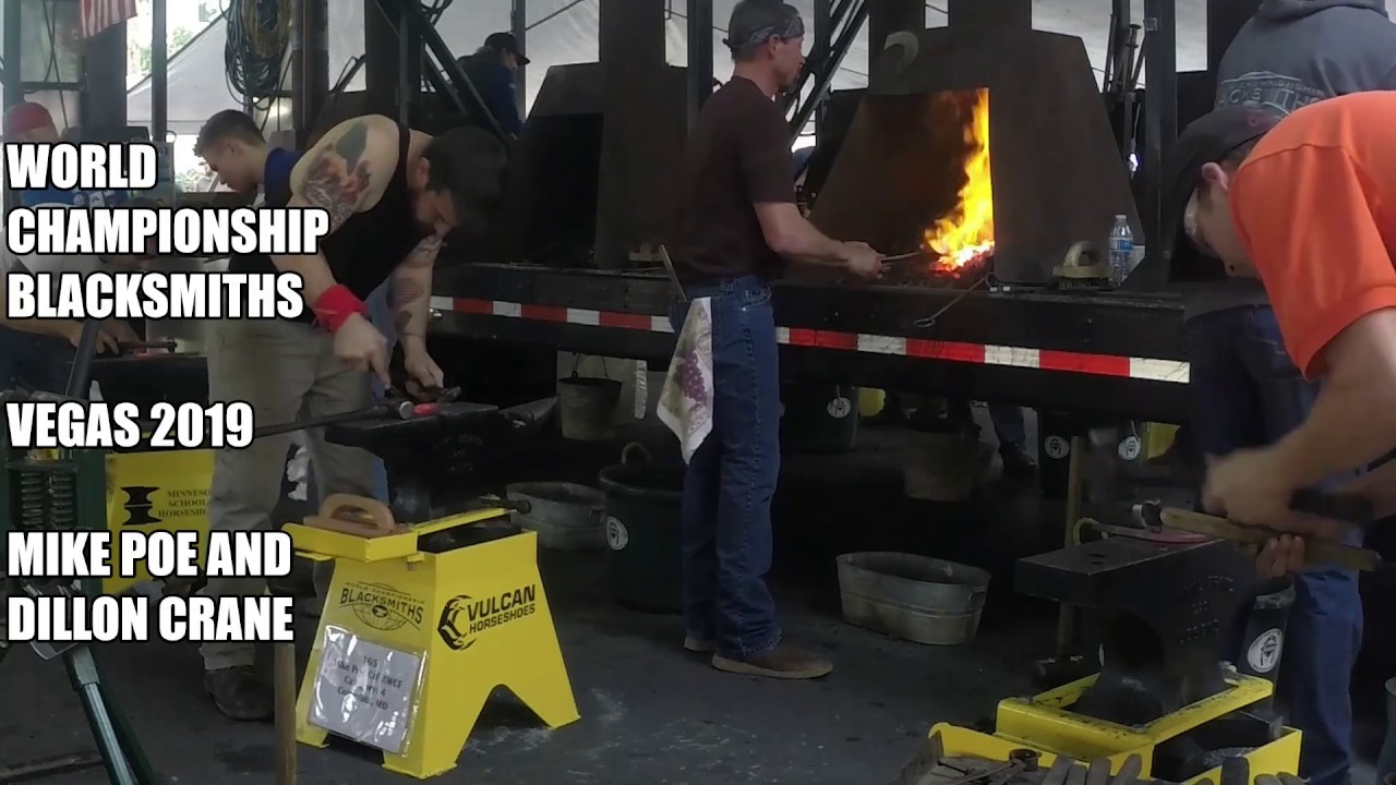 Mike Poe, Dillon Crane, World Championship Blacksmiths, Vegas 2019
