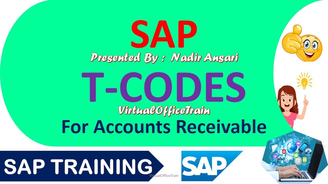 SAP T codes for Accounts Receivable