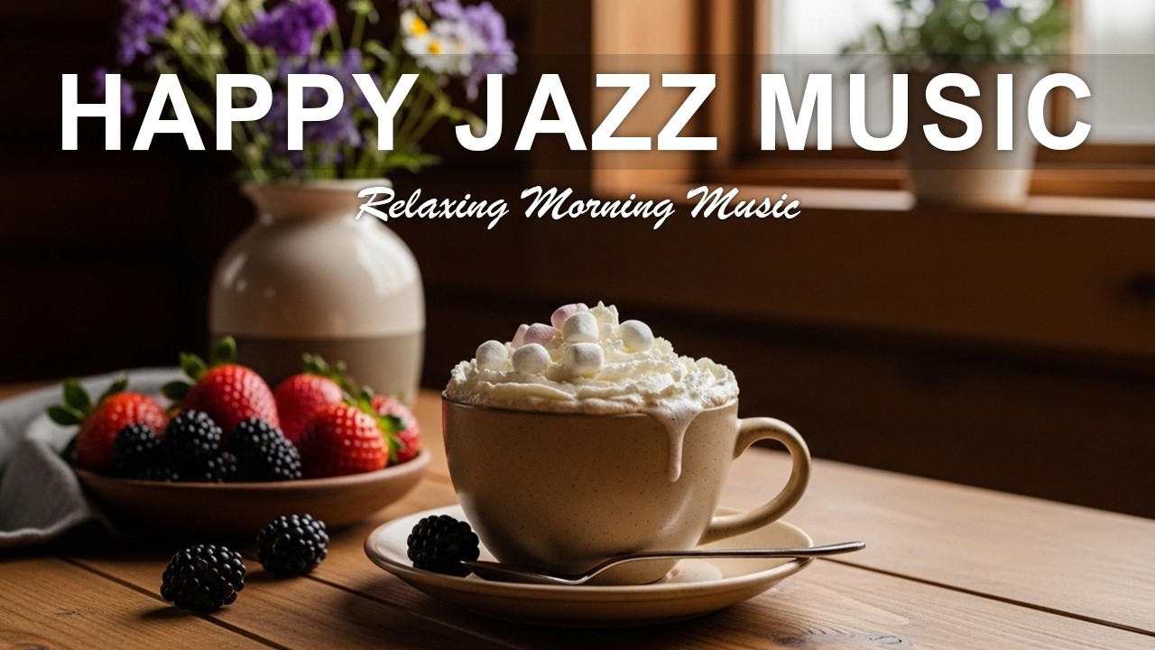 Happy Jazz Music ☕ Smooth Jazz & Bossa Nova for Relax, Work & Cozy Evenings