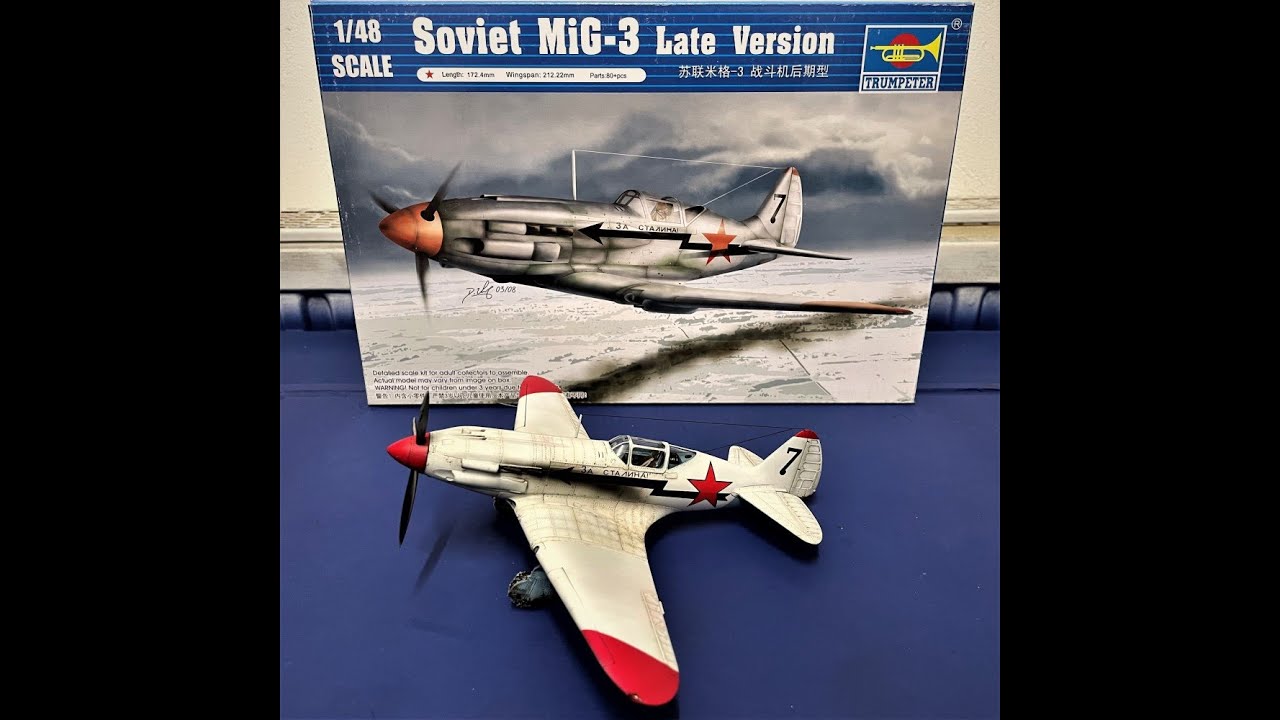 Soviet Mig-3 Winter Paint Scheme in 1/48 Scale