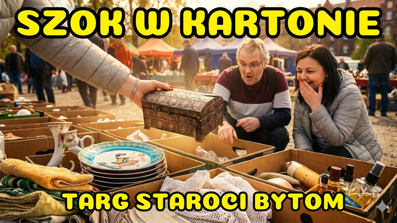 TARG STAROCI BYTOM - Kartony wyglądały zwyczajnie&hellip; a w środku porcelana, srebro i inne skarby 😱
