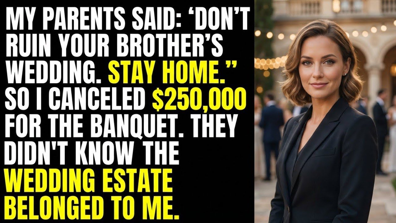 “Don’t Ruin the Wedding  Stay Home,” My Parents Said