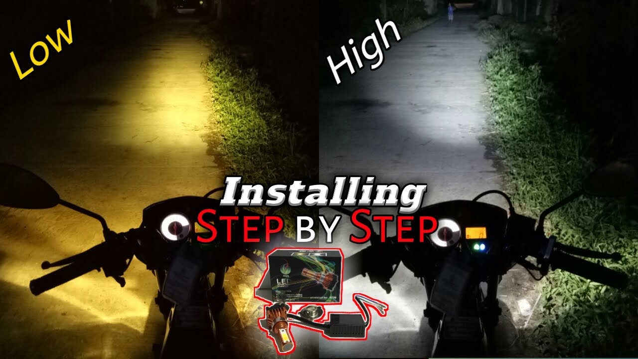 LED headlight | MSM 2led | Installation (Step by step) | Raider 150 | Bobwerkz mmvlog