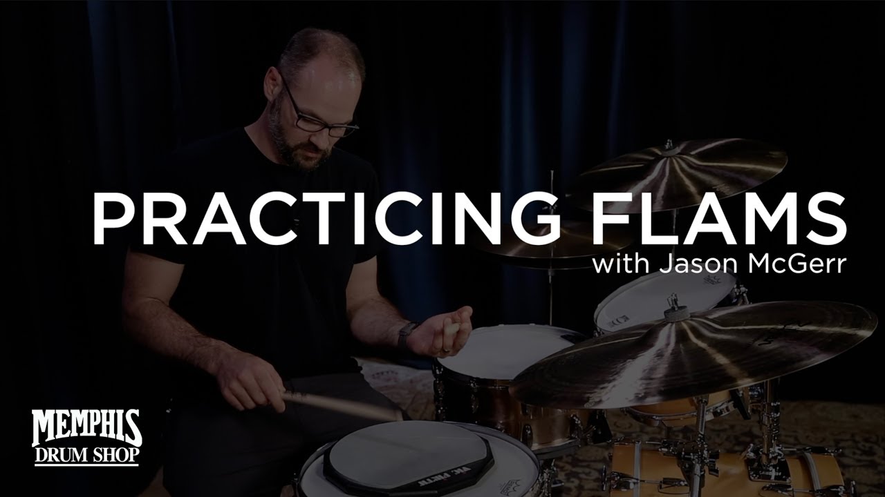 Jason McGerr discusses practicing flams at Memphis Drum Shop