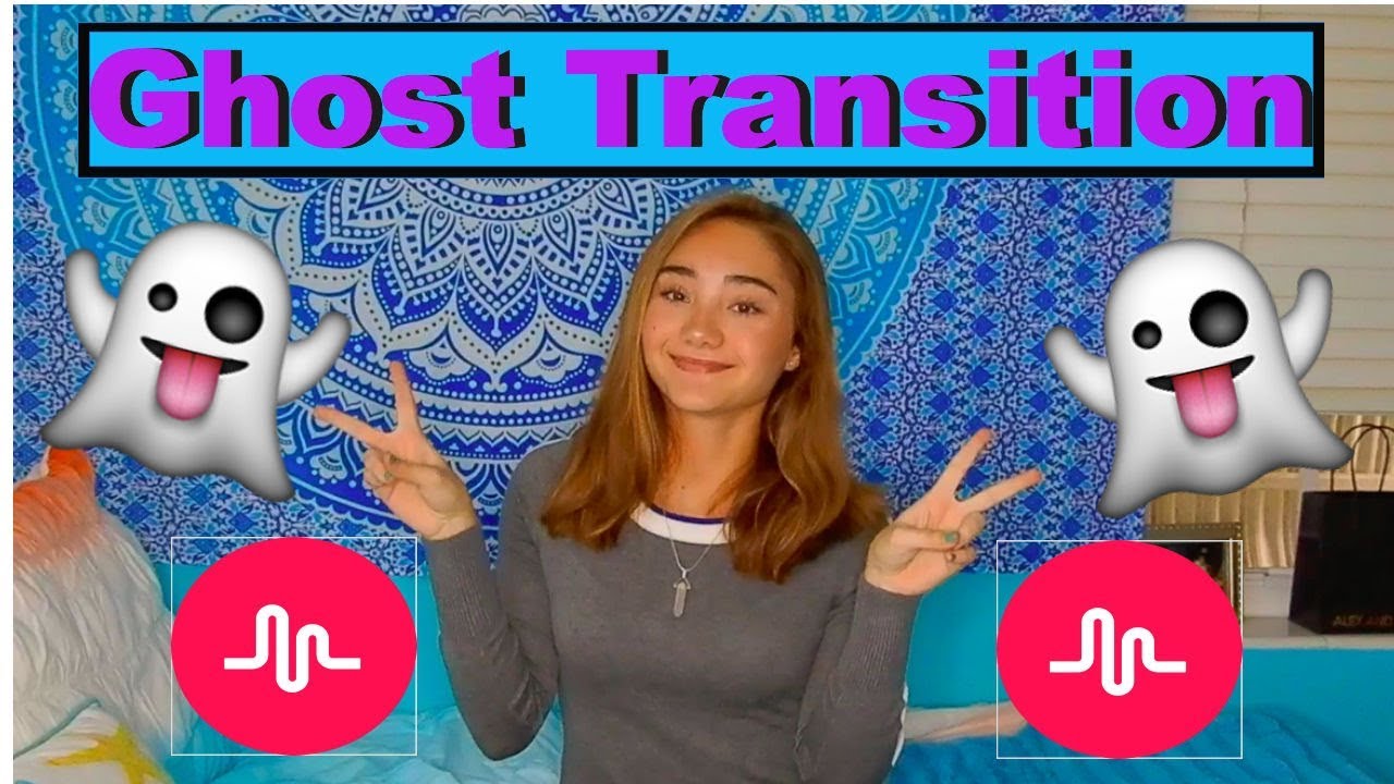 How to do the #GhostTransition on Musical.ly *EASY*