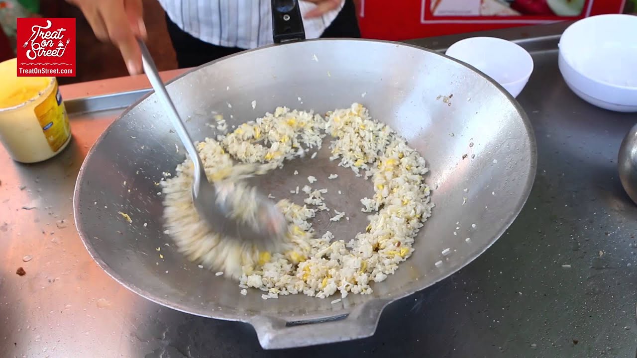 Cambodian Street Food | Cambodian Stir Fried Rice And Pork | Popular Cambodian Siem Reap Street Food