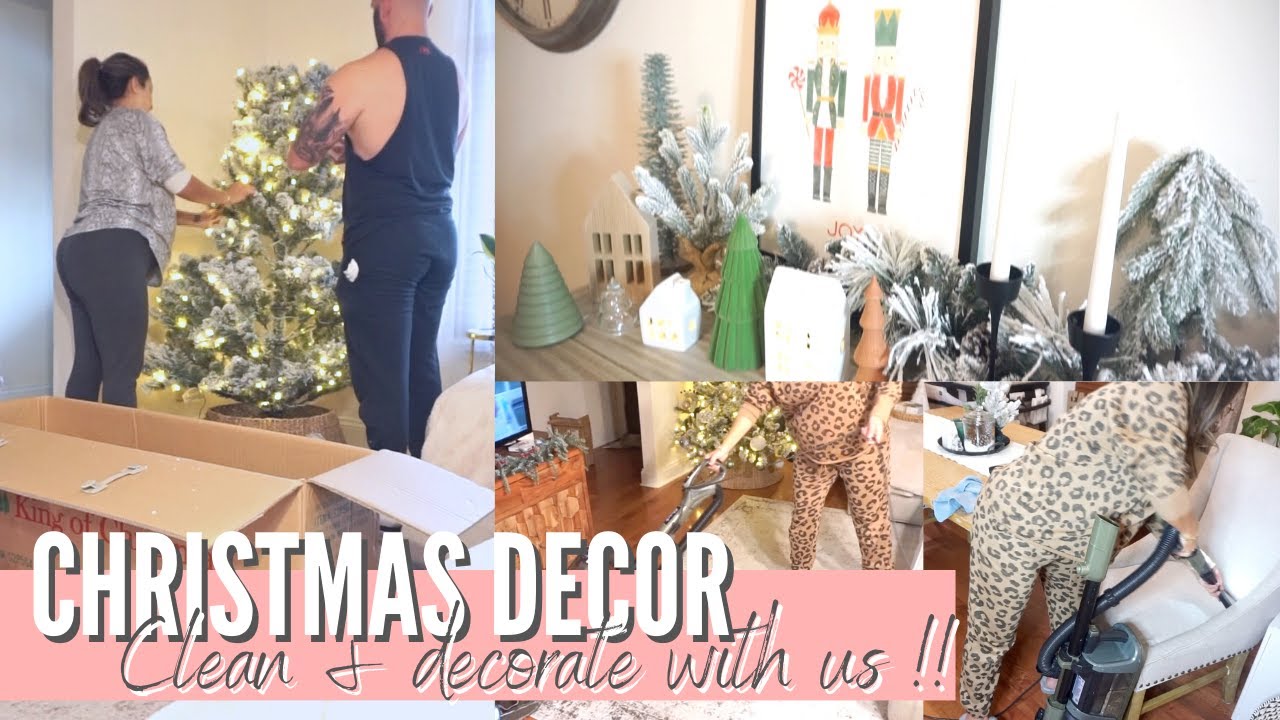 CLEAN AND DECORATE WITH ME VLOG  | CHRISTMAS DECOR TOUR 2021 | XoJuliana