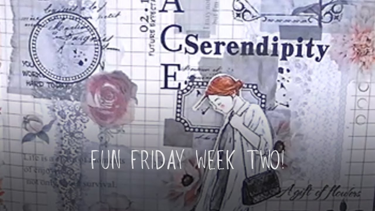 FUN FRIDAY Week Two! Collage art |Creative journaling |Creative Art |Art Journaling |Collage with me