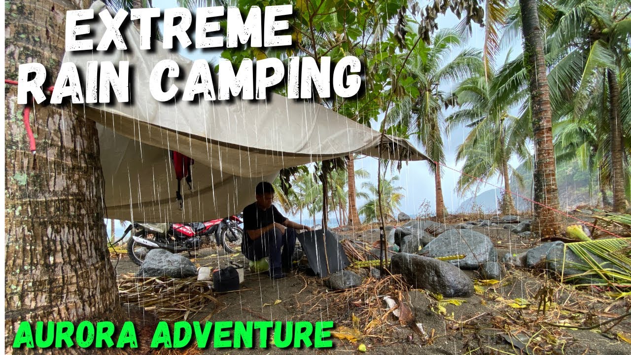 Camping sa Malakas na Ulan | Aurora Moto Adventure