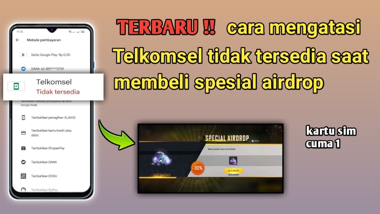 Kartu Sim Cuma 1, Begini Cara Mengatasi Telkomsel Tidak Tersedia Saat Membeli Spesial Airdrop