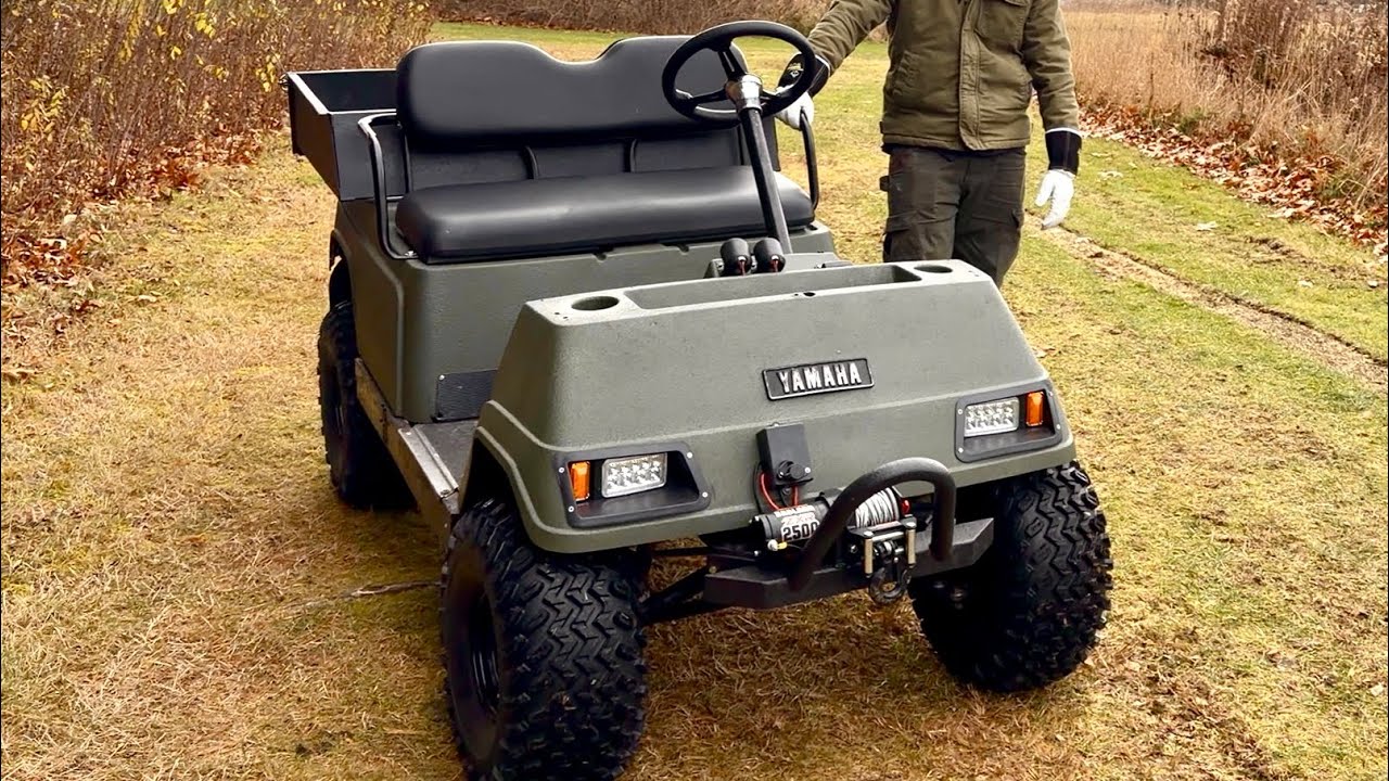 Yamaha G1 off-road golf cart build 