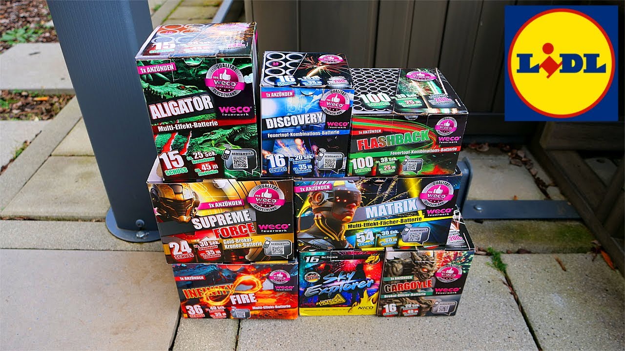 🔥 Ich teste günstige Lidl Feuerwerk Batterien unter 10€