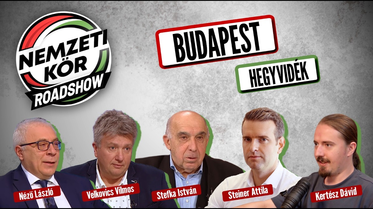 Nemzeti Kör Roadshow – Stefka István, Kertész Dávid, Néző László és Velkovics Vilmos Budapesten