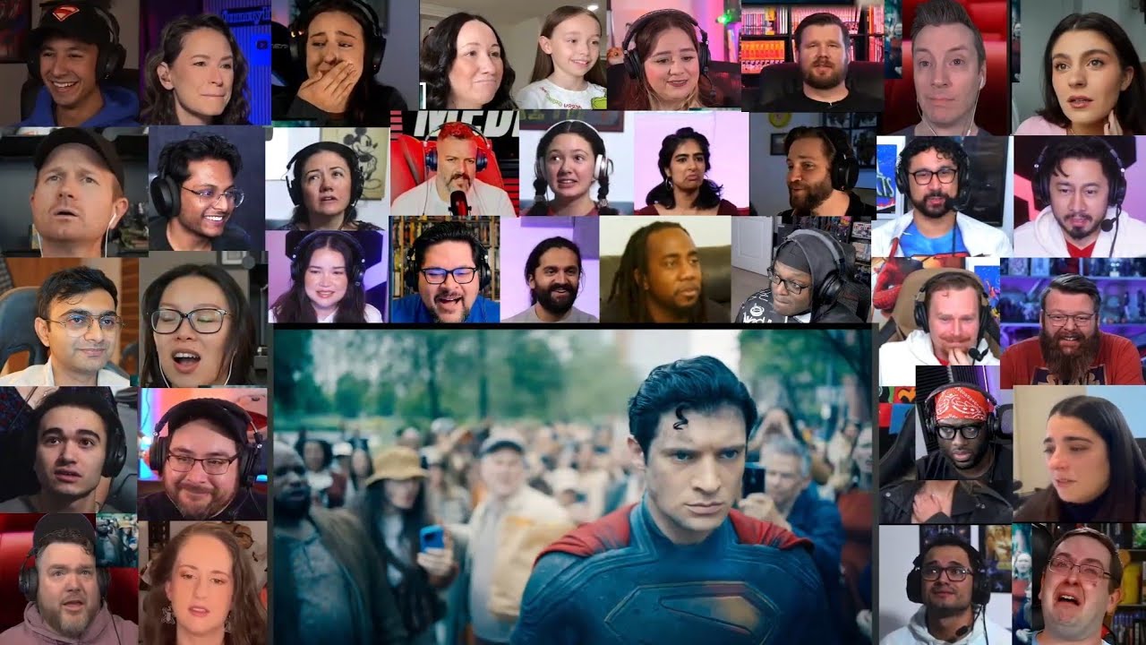 SUPERMAN TEASER TRAILER REACTION MASHUP |