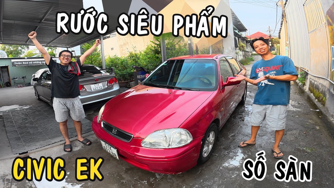 Thiện Red đi rước Si&ecirc;u Phẩm CIVIC EK 1996 cho Ku H&acirc;n - Dự &Aacute;n Độ JDM