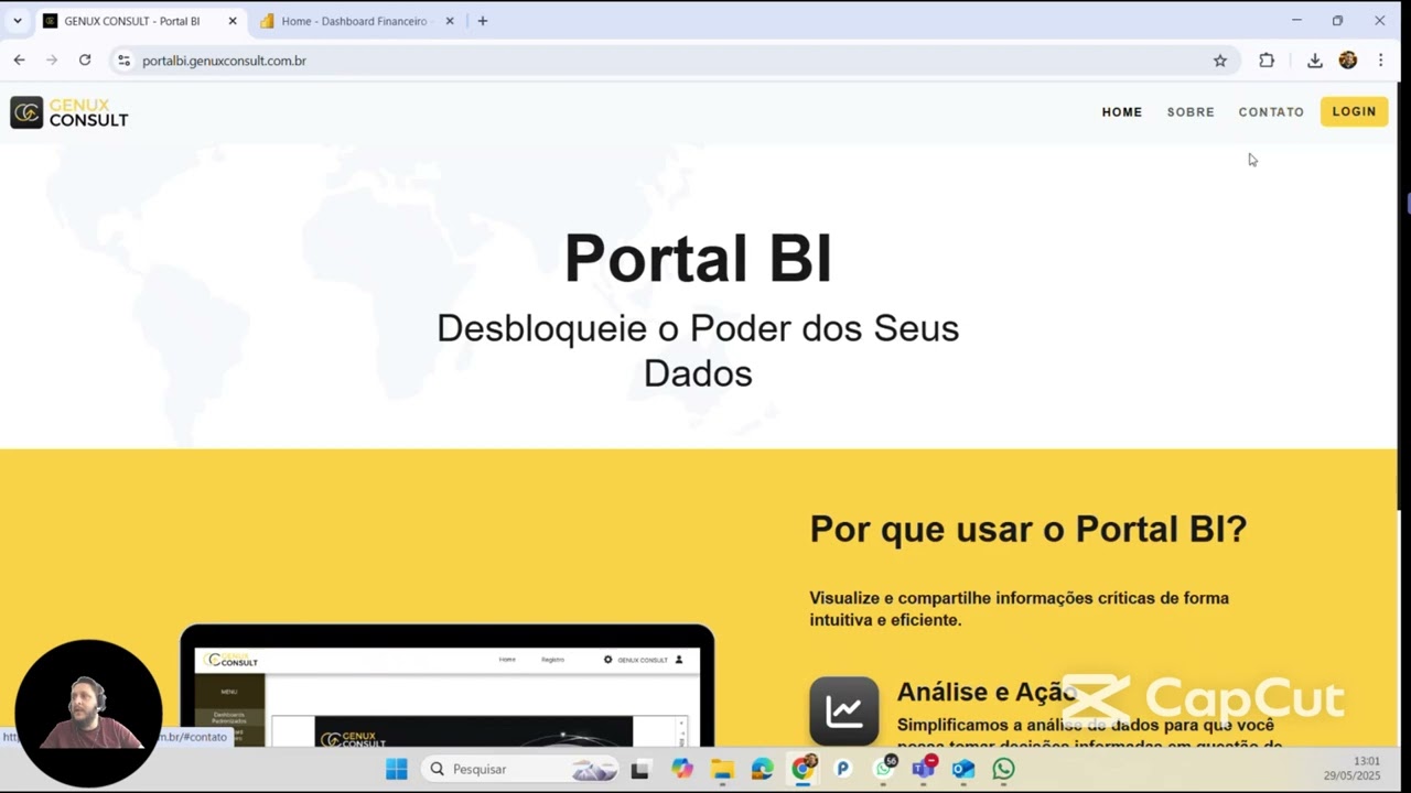 Como Funciona o Power BI Embed Passo a Passo | Integre Dashboards no Seu Sistema com Genux Consult