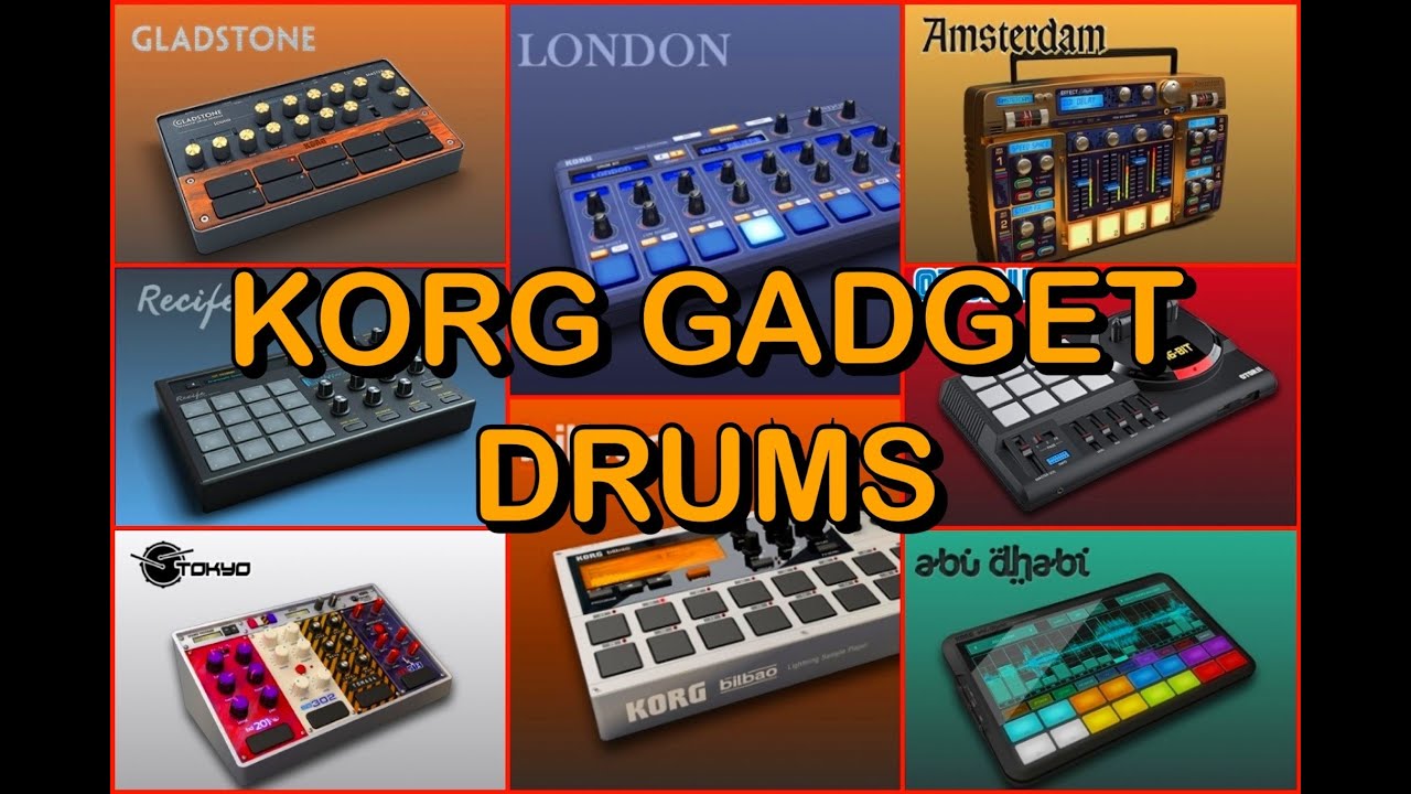 KORG Gadget - Let's Check Out ALL The Drum Machines You Get with Gadget