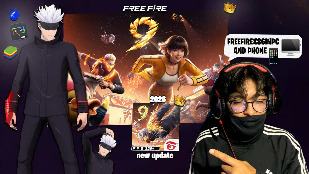 FREE FIRE X86 NEW UPDATE 2026🚀 النسخة التي يبحث عنها جميع اصحاب الأجهزة الضعيفة للحاسوب والهاتف