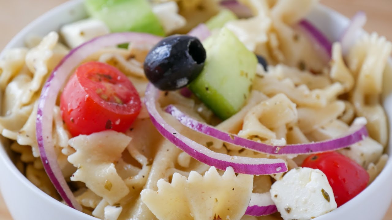 Salade de P&acirc;tes &agrave; la Grecque (recette)