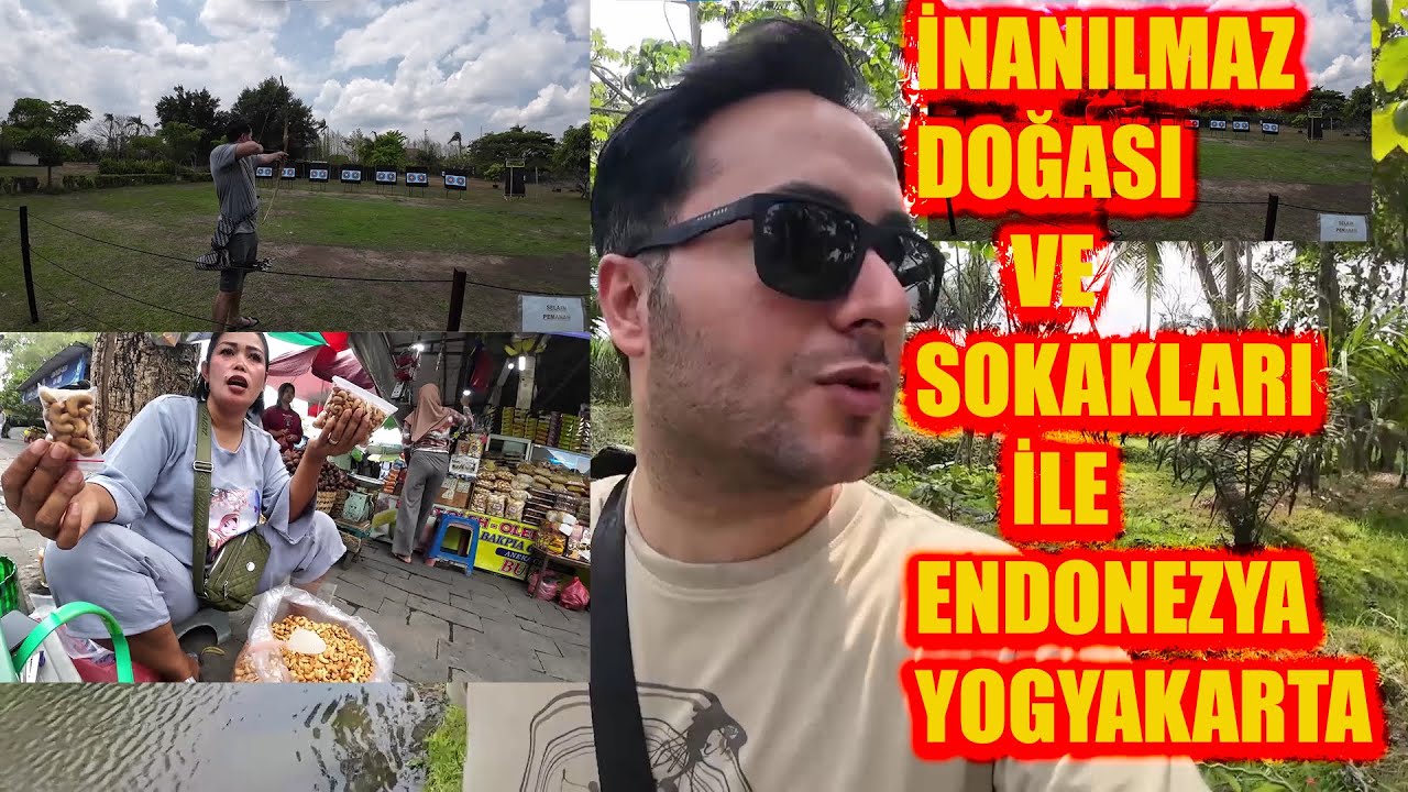 ENDONEZYANIN YOGYAKARTA ŞEHRİNİN İNANILMAZ GÜZEL SOKAKLARI VE PAZARLARI#endonezya