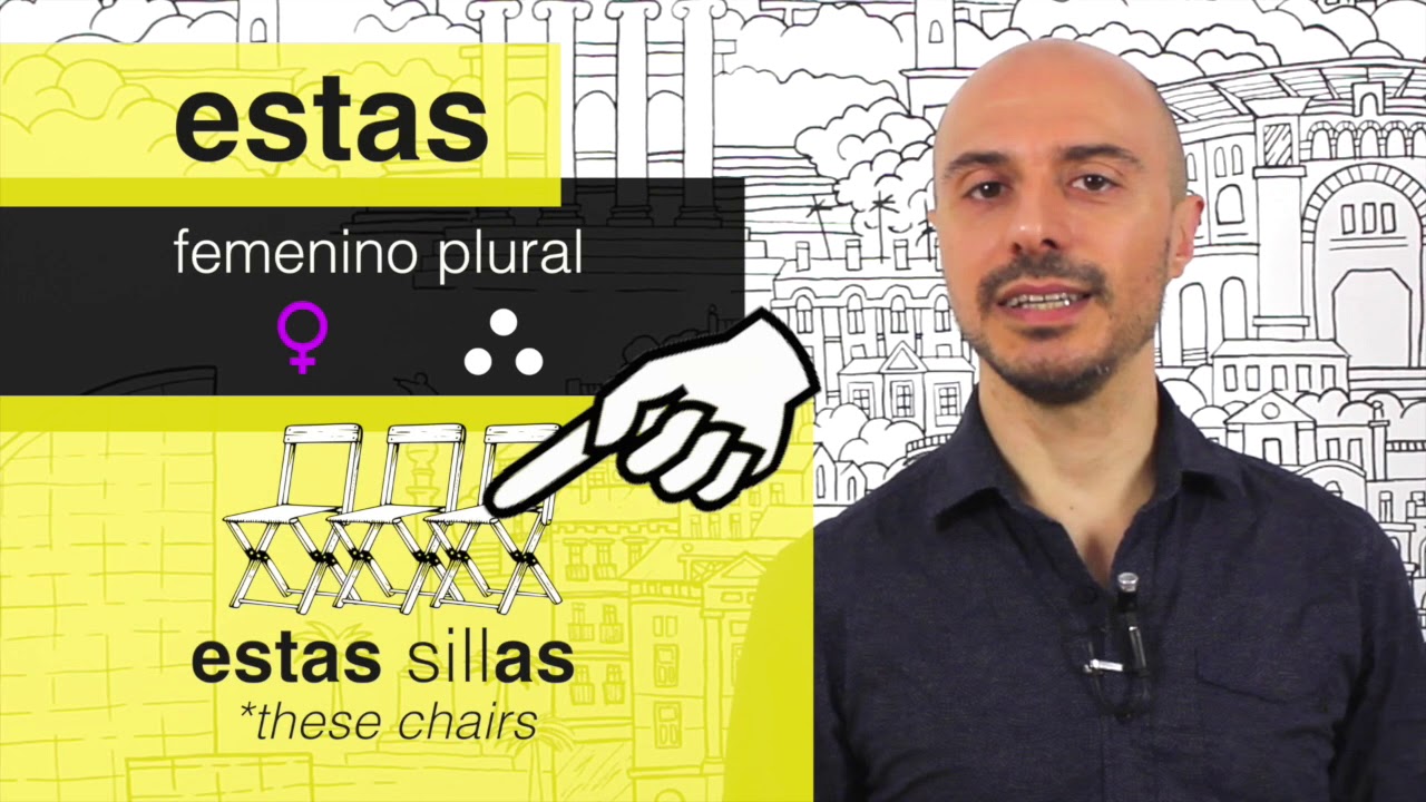 Learn Spanish: (32) The demonstratives ESTE, ESTA, ESTOS, ESTAS