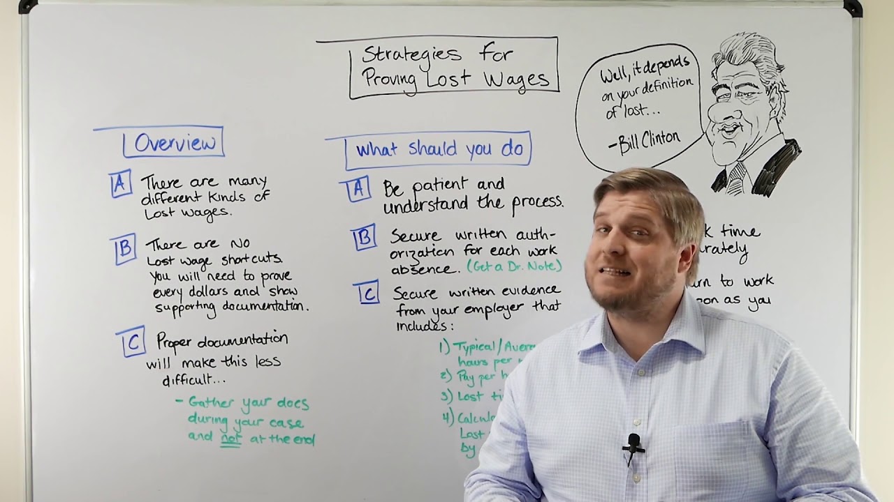 Strategies for Proving Lost Wages