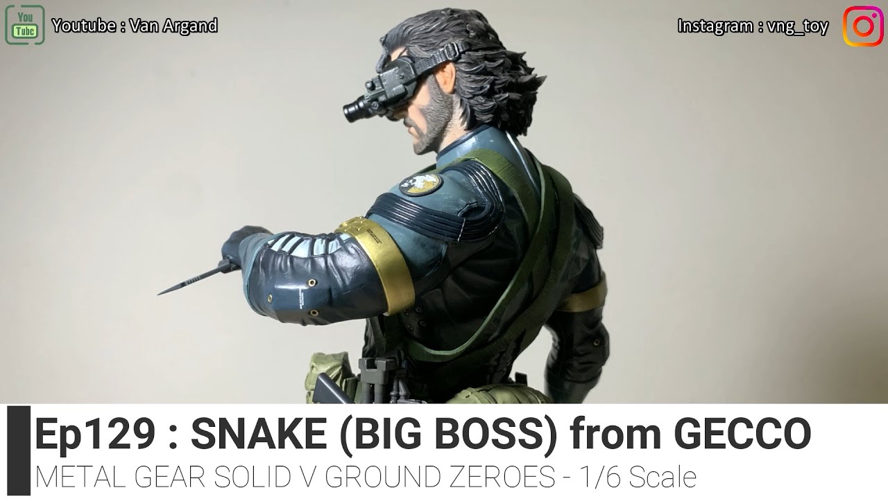 Ep129 UNBOXING GECCO SNAKE BIG BOSS METAL GEAR SOLID V 1/6 Scale - NO COMMENTARY - READ DISCLAIMER