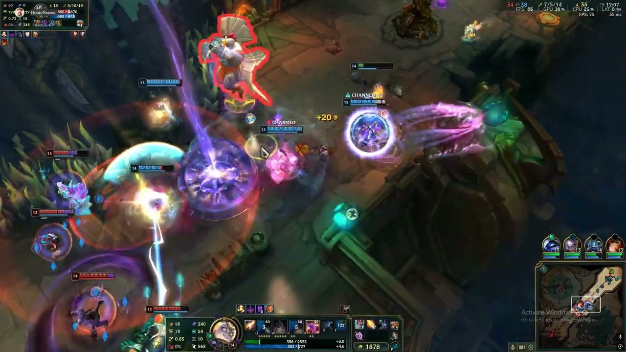 League Of Legends -  Mayhem Aram Zoe Gameplay