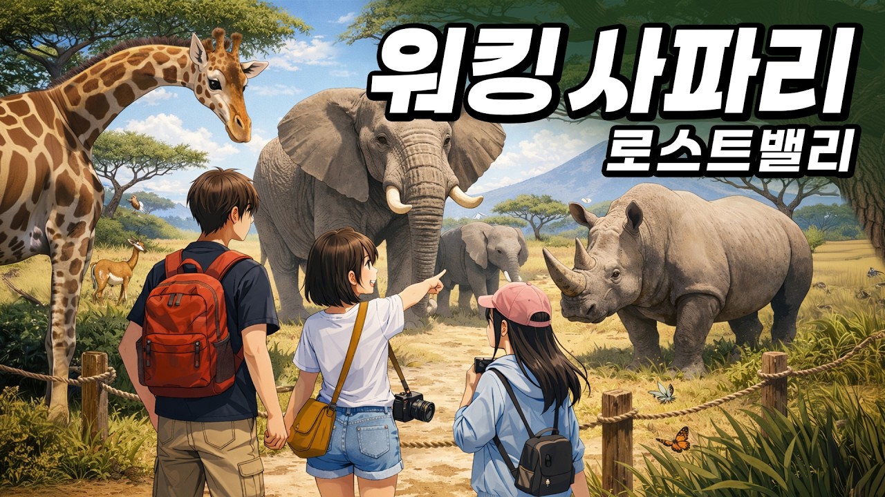 단 한달만 걸을 수 있다! 로스트밸리 워킹사파리! #에버랜드