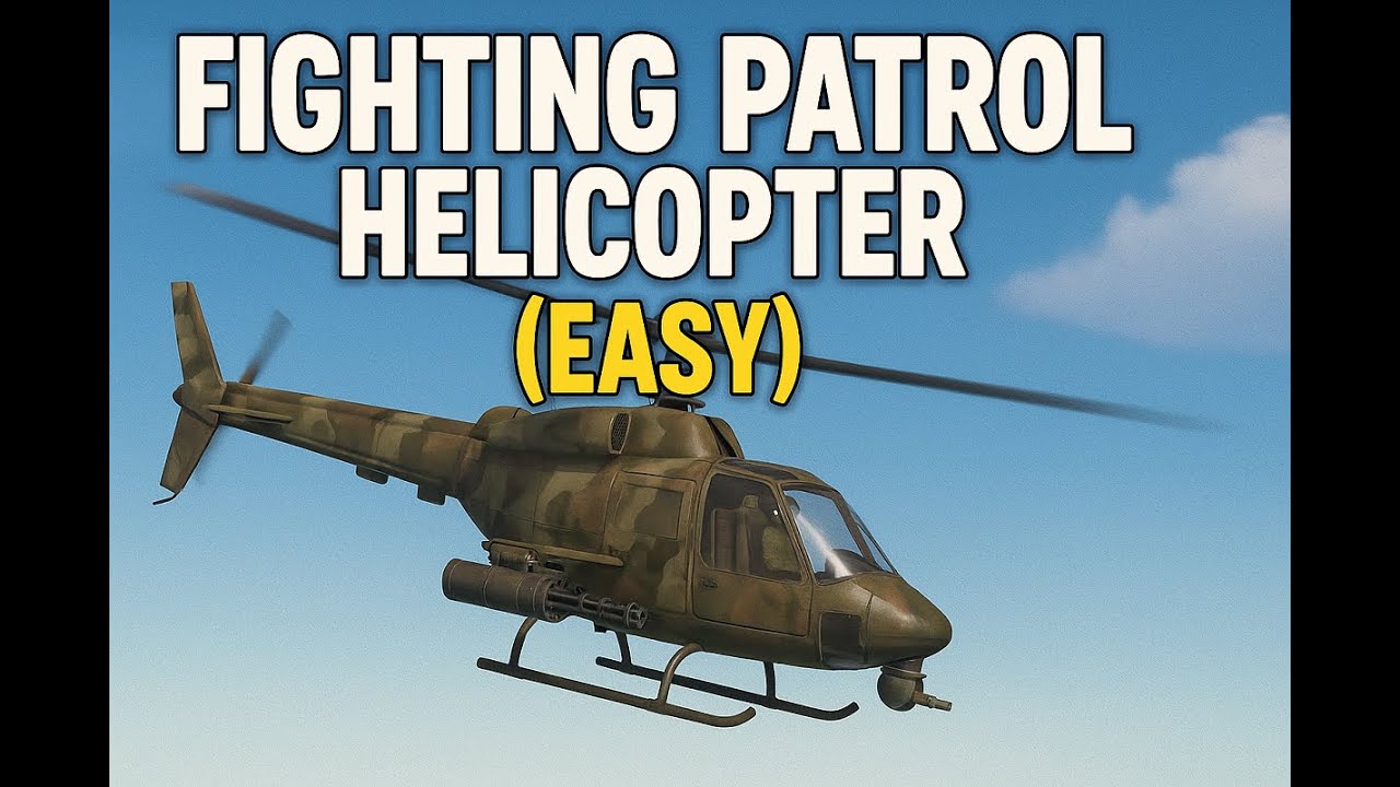 Fighting Patrol Helicopter (Easy) Rust