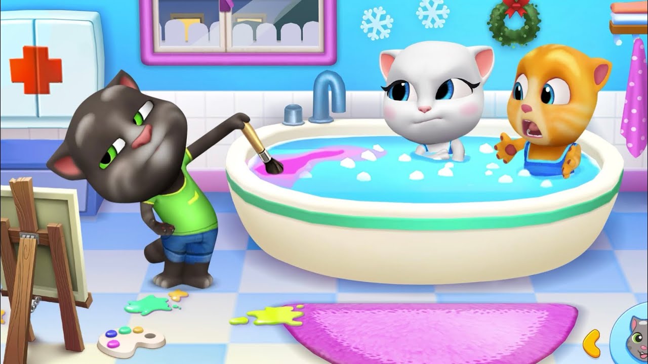 Прохождение игры My Talking Tom Friends (iOS, Android) (Outfit7) - HD | Мини-игры