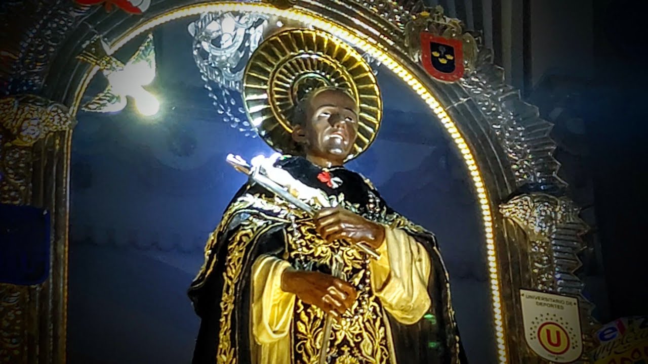 PROCESION POR EL CUMPLEAÑOS DE SAN MARTIN DE PORRES DEL CONVENTO DE SANTO DOMINGO 09.12.2024