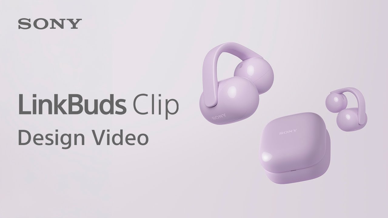 Видеоролик о дизайне открытых наушников Sony LinkBuds Clip | Официальный сайт Sony