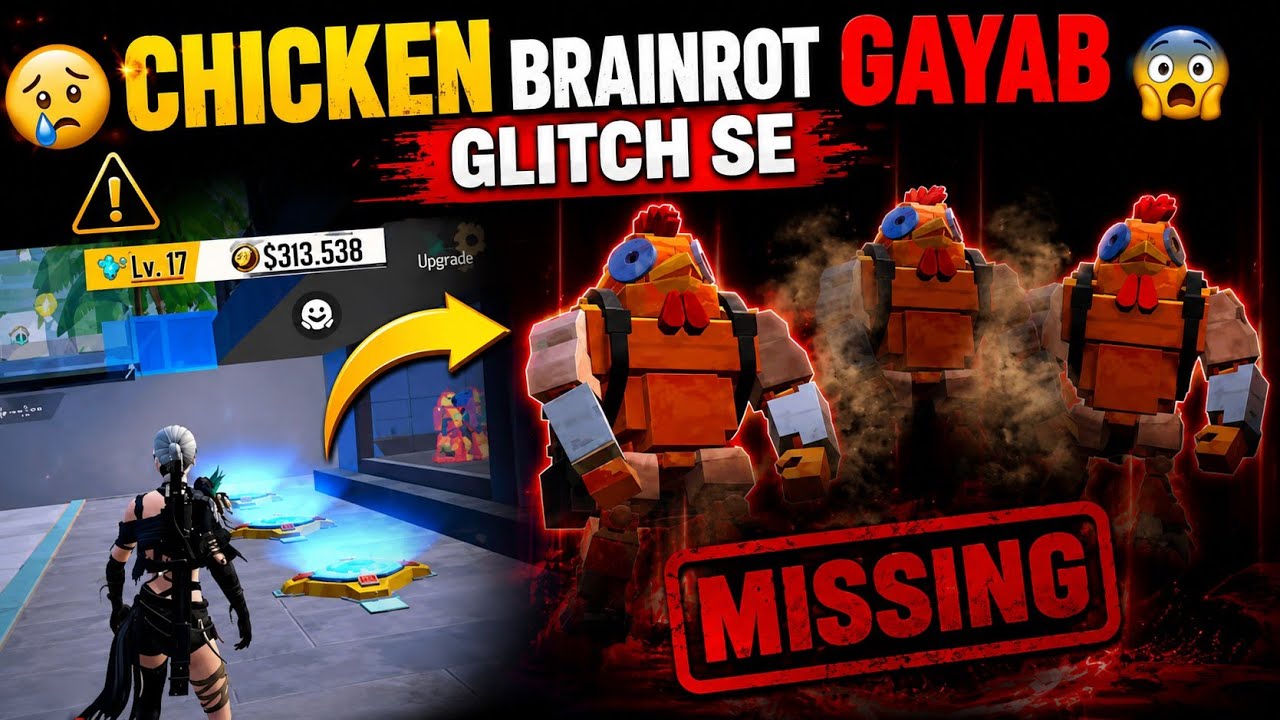 BGMI Brainrot Chicken GAYAB Glitch! 😱🐔 #shorts #bgmi