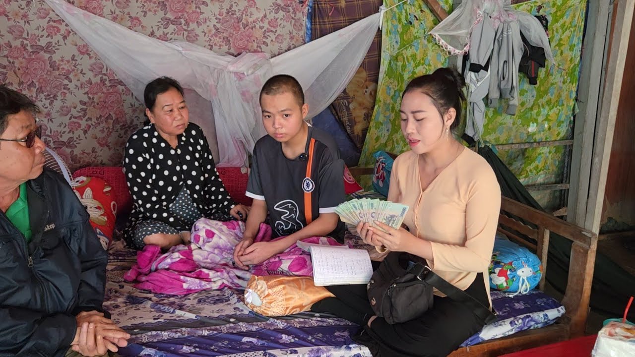 ÔNG BÀ NỘI NGHẸN NGÀO XÚC ĐỘNG KHI ĐỨA CHÁU ĐƯỢC HỖ TRỢ TIỀN LÊN CA M.Ổ THỨ 9 | Trang Miền Tây 