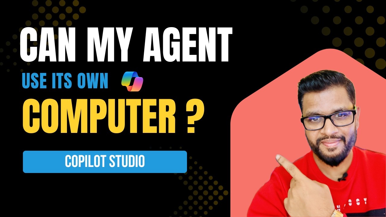 Как создать агента в Copilot Studio, который использует собственный компьютер #copilotstudio #aia...