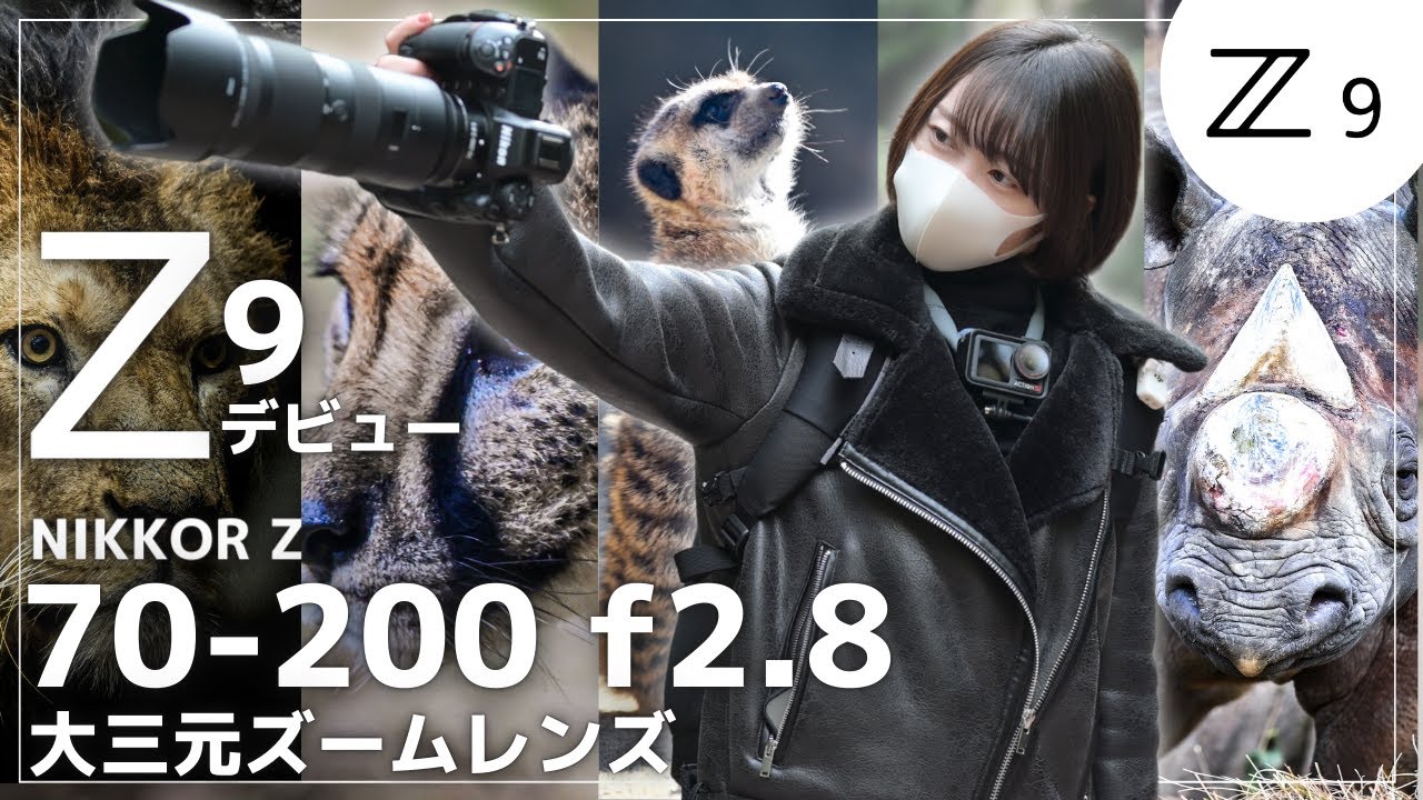 【Z9デビュー】Nikon Z9と70-200mmの驚異の描写力！作例と共に動物園で撮るPOV撮影をお楽しみください。【大三元レンズ】