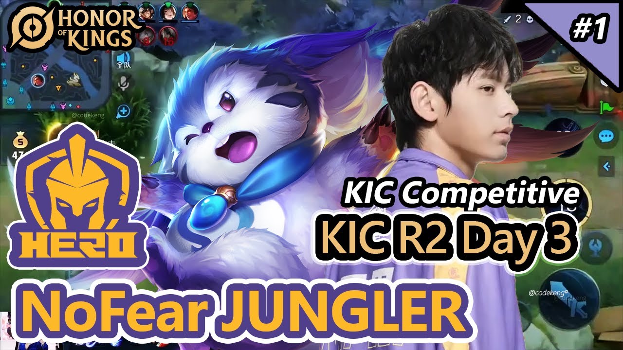 Honor of Kings: (Monki) | HOK KIC: Hero.NoFear | First Person View | Hero vs DYG | KIC R2 D3
