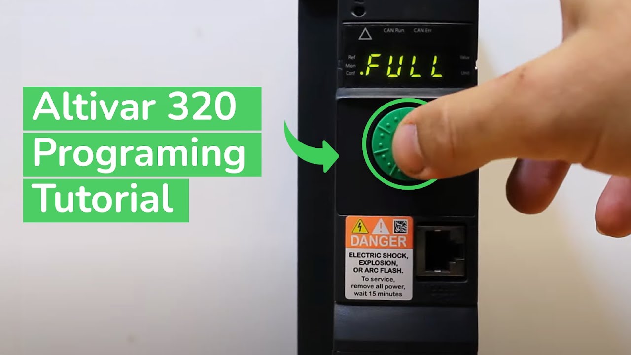 Программирование Altivar 320 — настройка основных параметров | Поддержка Schneider Electric
